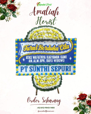 Papan Bunga Duka di Kambo