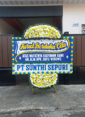 Papan Bunga Duka di Kambo