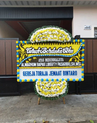 Papan Bunga Duka di Kambo