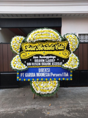 Papan Bunga Duka di Kambo